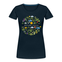 Load image into Gallery viewer, Women’s Organic Cotton T-Shirt | Nature Mama - deep navy
