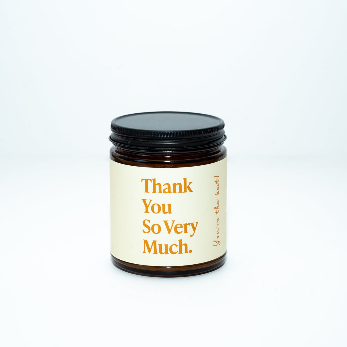 Thank You So Very Much Gift Candle – Fresh Linen, Beeswax & Coconut, 9 oz