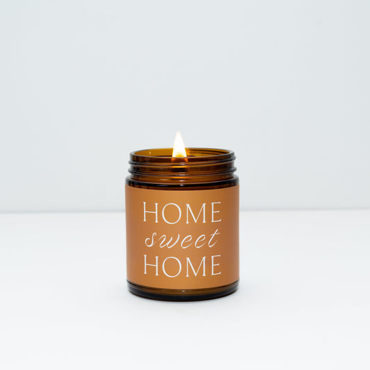 Home Sweet Home Gift Candle – Spiced Latte, Beeswax & Coconut, 9 oz