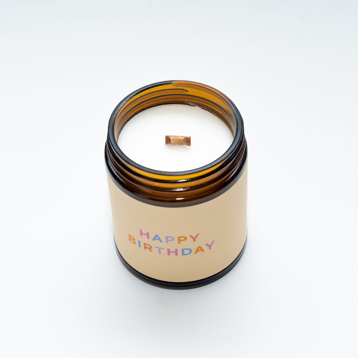 Happy Birthday Gift Candle – Pure Vanilla, Beeswax & Coconut, 9 oz