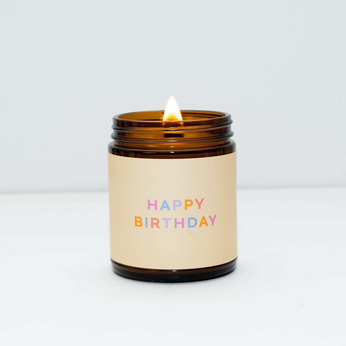 Happy Birthday Gift Candle – Pure Vanilla, Beeswax & Coconut, 9 oz