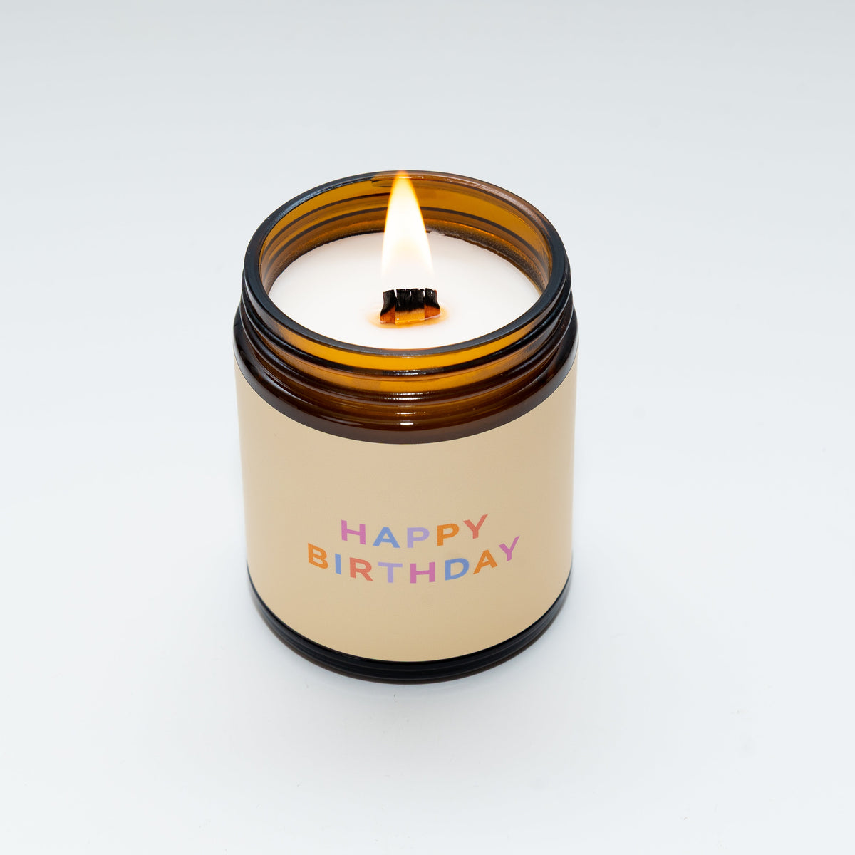 Happy Birthday Gift Candle – Pure Vanilla, Beeswax & Coconut, 9 oz