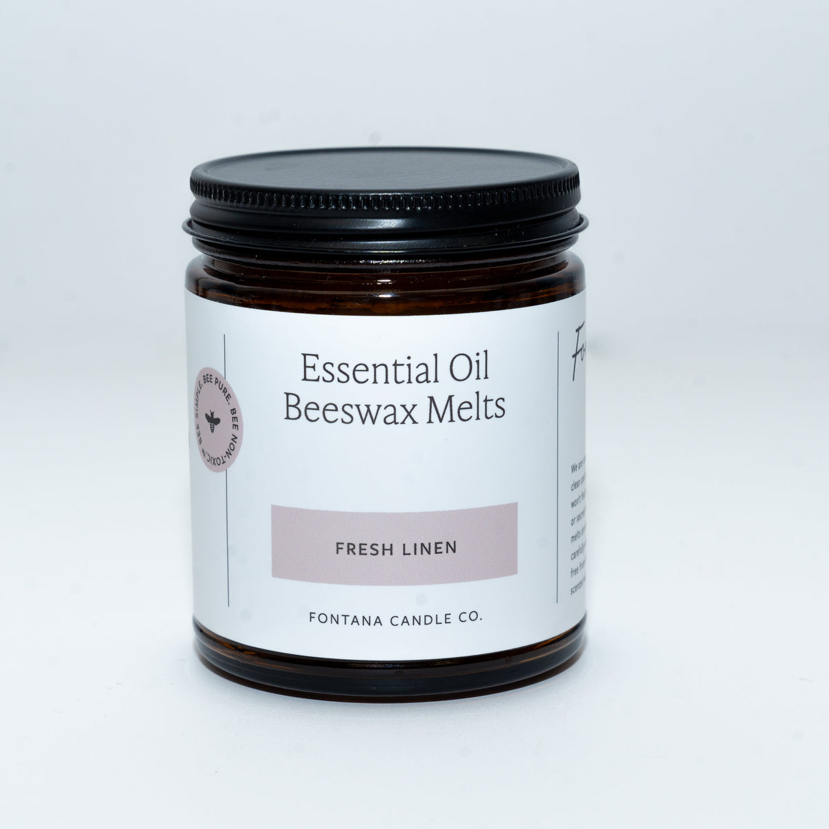 Fresh Linen Essential Oil Wax Melts – Beeswax & Coconut, 3 Pucks