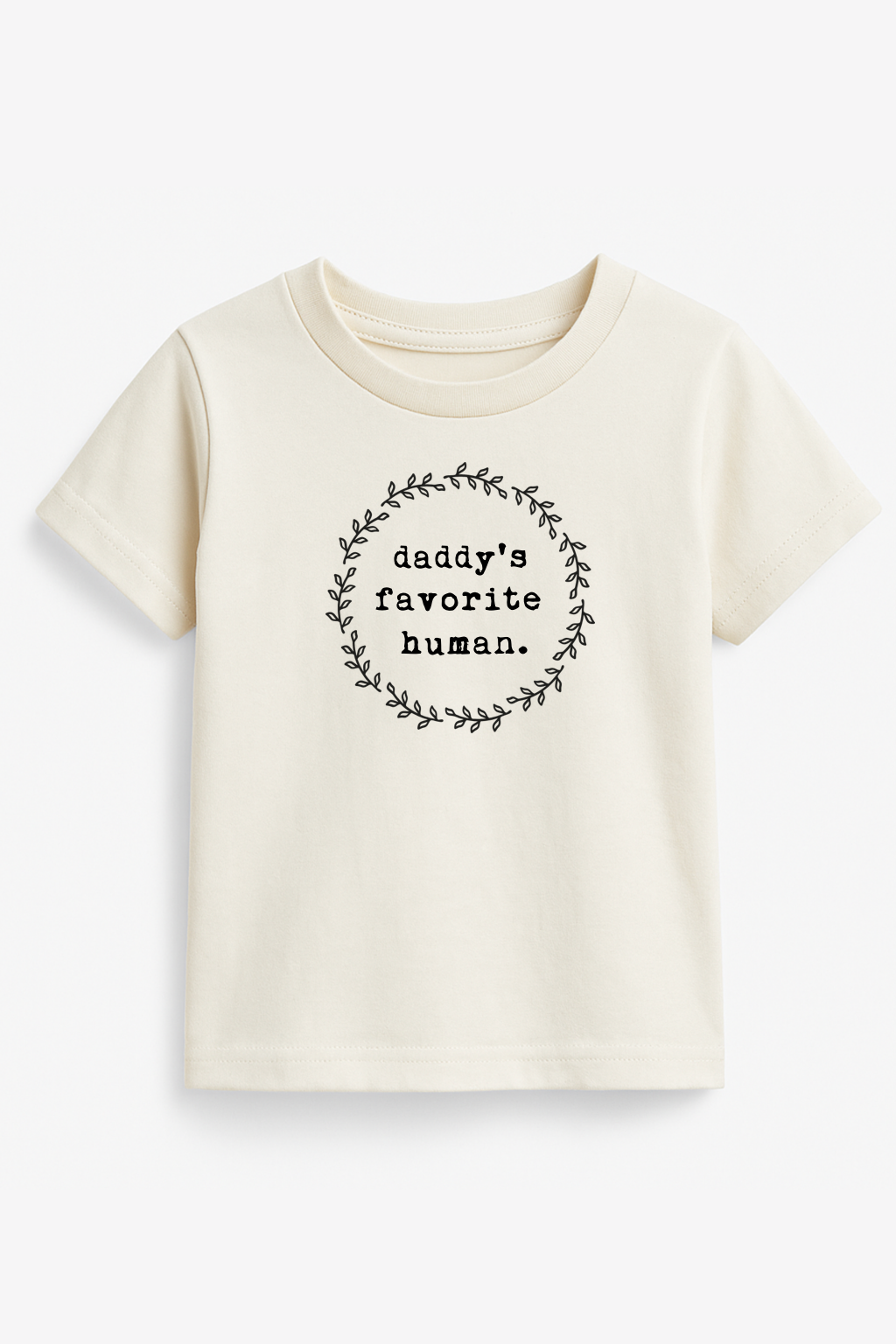 Daddy’s Favorite Human Organic Cotton Kids T-Shirt – Short Sleeve, 2T–6T