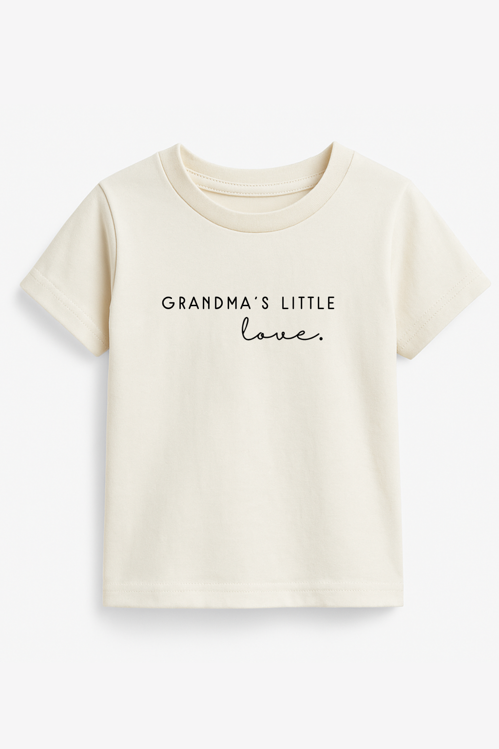 Grandma’s Little Love Organic Cotton Kids T-Shirt – Short Sleeve, 2T–6T