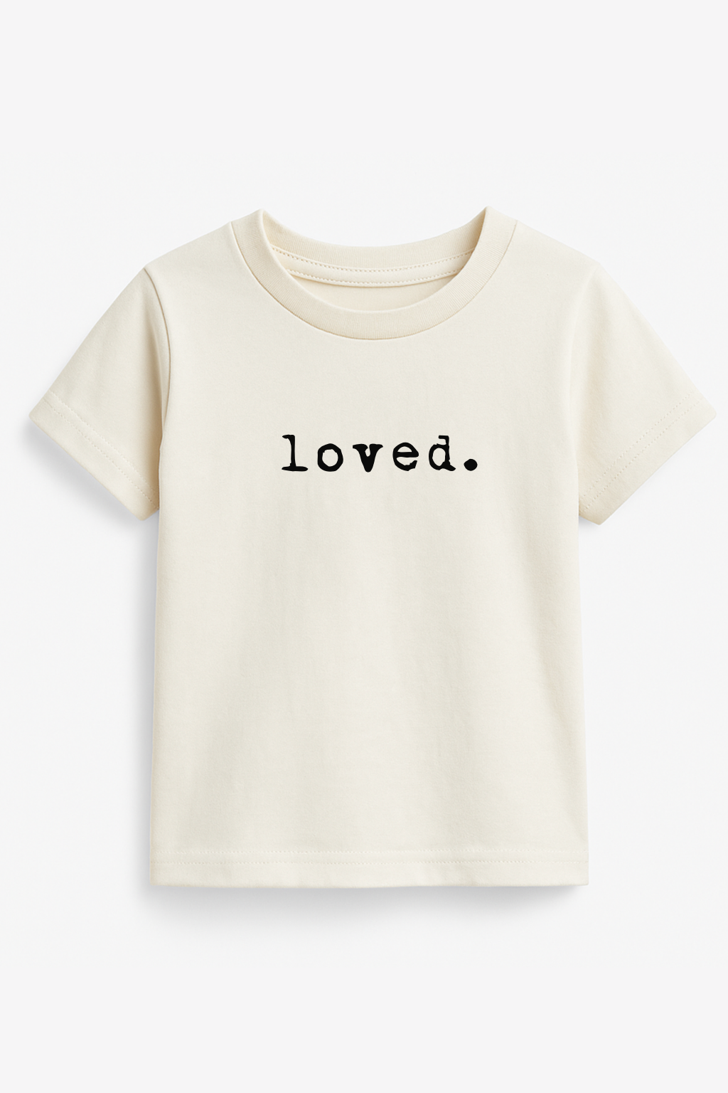Loved Organic Cotton Kids T-Shirt – Short Sleeve, 2T–6Y
