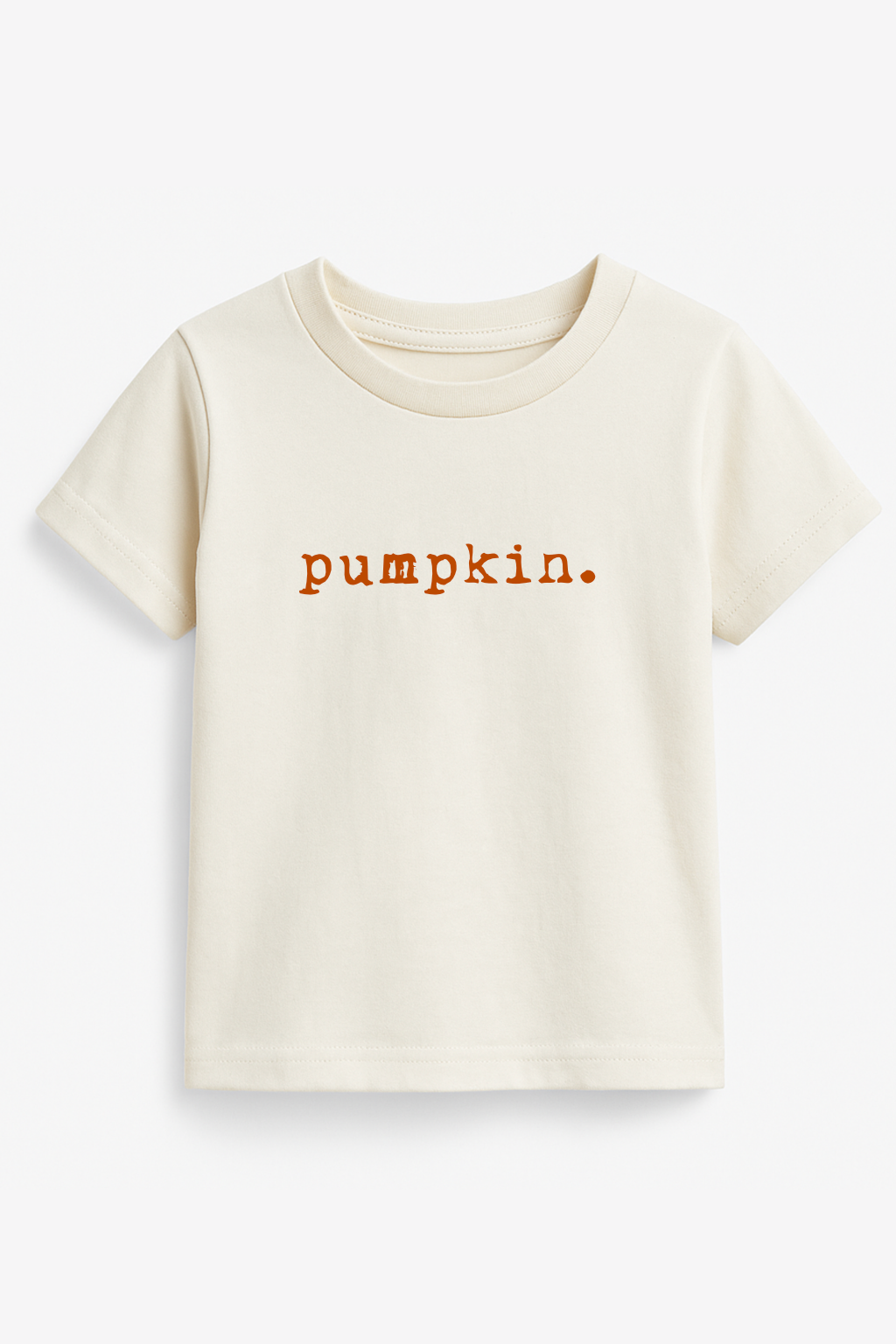 Pumpkin Organic Cotton Kids T-Shirt – Short Sleeve, 2T–12Y