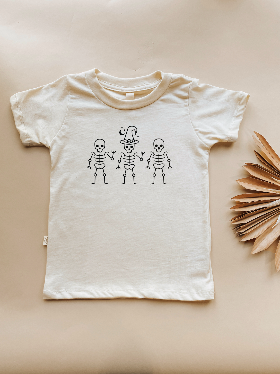 Skeletons Organic Cotton Kids T-Shirt – Short Sleeve, 2T–12Y