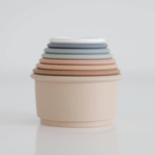 Load image into Gallery viewer, The Saturday Baby Silicone Stacking Cups

