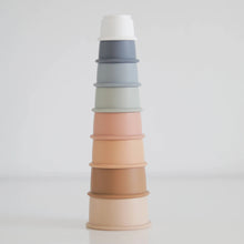 Load image into Gallery viewer, The Saturday Baby Silicone Stacking Cups
