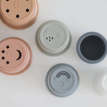 Load image into Gallery viewer, The Saturday Baby Silicone Stacking Cups
