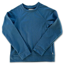 Load image into Gallery viewer, Jackalo Organic Cotton Stevie Raglan Sweatshirt - Peacock Blue
