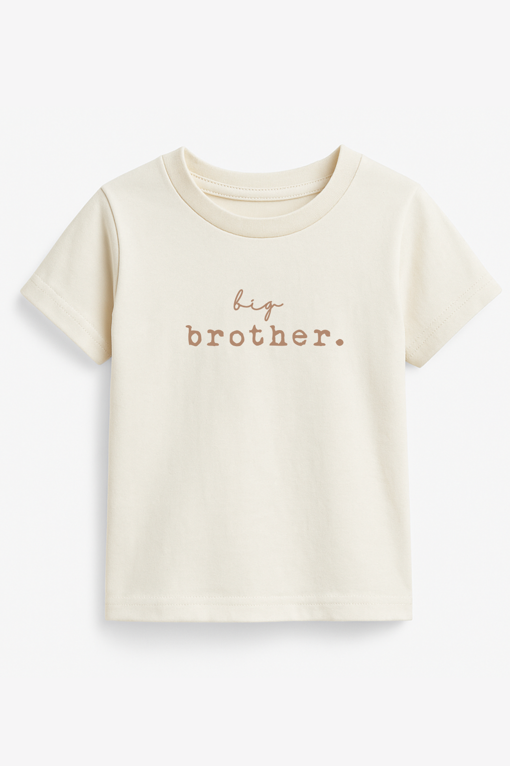 Big Brother Clay Organic Cotton Toddler T-Shirt – Short Sleeve, 2T–6T