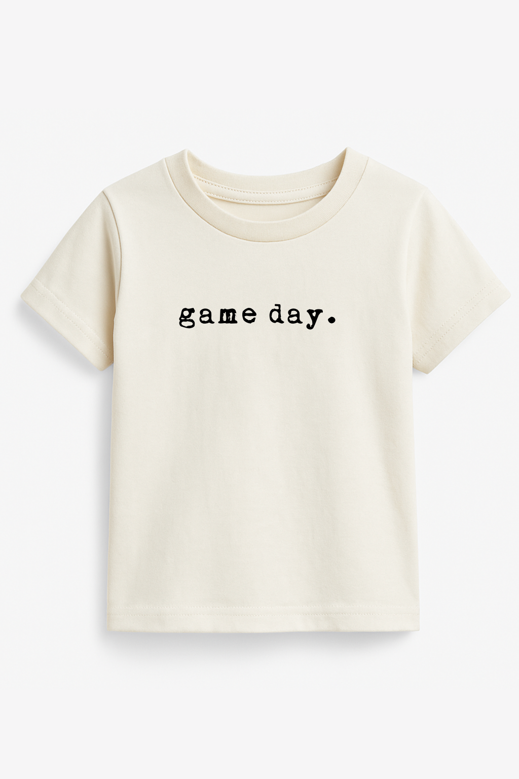 Game Day Organic Cotton Kids T-Shirt – Short Sleeve, 2T–12Y