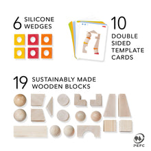 Load image into Gallery viewer, Teetering Towers Wooden Blocks
