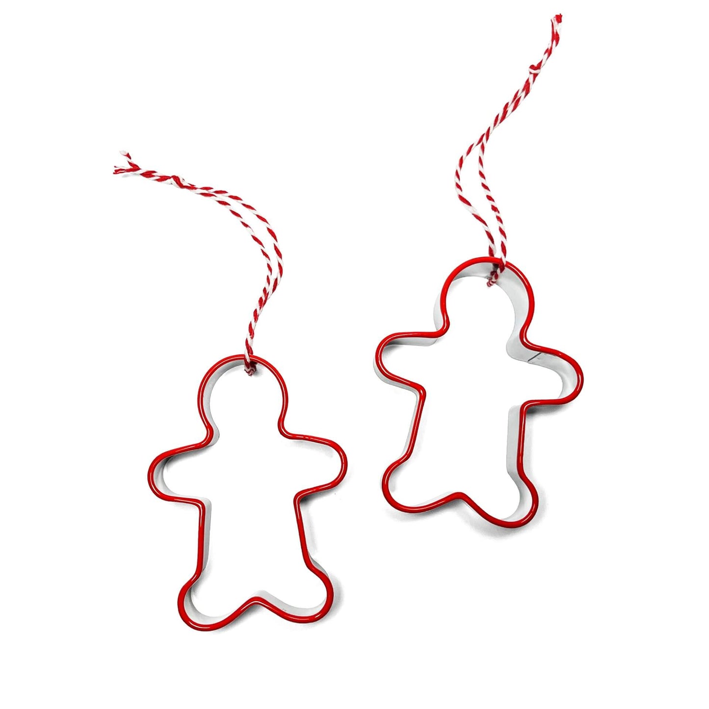 2-Pack Gingerbread Cookie Cutters + Ornament Option