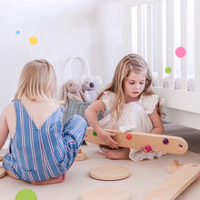 Load image into Gallery viewer, Tiny Land® Eco-Friendly Kids&#39; Wooden Balance Beam
