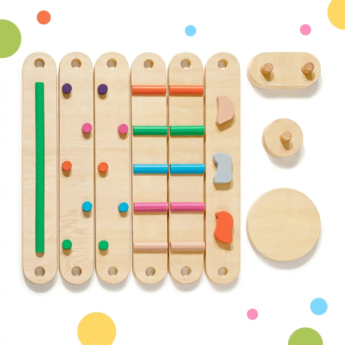 Tiny Land® Eco-Friendly Kids' Wooden Balance Beam