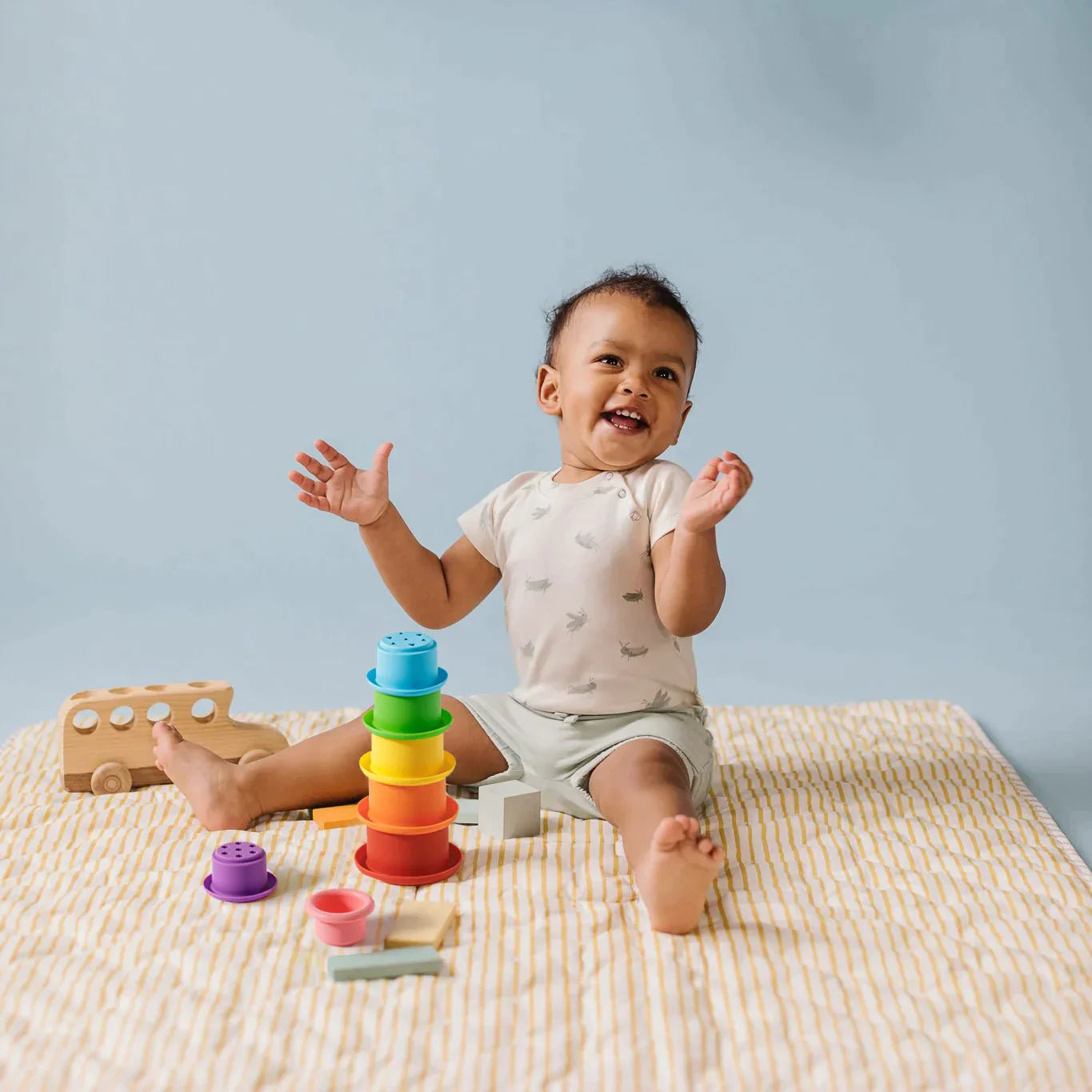 Tiny Land® Montessori Toys Set for Babies (6-9 month)