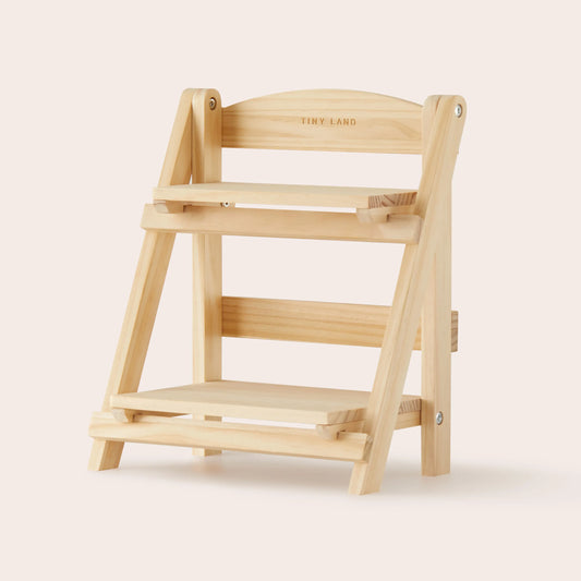 Tiny Land® Versatile Eco-Friendly Wooden Child-Sized Shelving Rack
