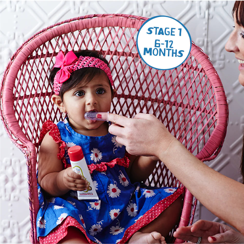 Silicone Finger Toothbrush - Stage 1 (6 - 12 months)