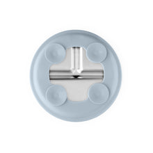 Load image into Gallery viewer, Tots Ground Eco-Friendly Stainless Steel Baby and Toddler Divided Plates PRE-ORDER NOW | Butter Yellow &amp; Baby Blue)
