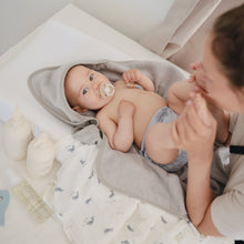 Load image into Gallery viewer, Mushie Organic Cotton Muslin Swaddle Blanket
