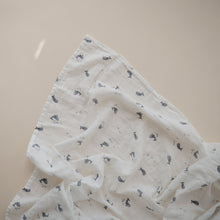 Load image into Gallery viewer, Mushie Organic Cotton Muslin Swaddle Blanket
