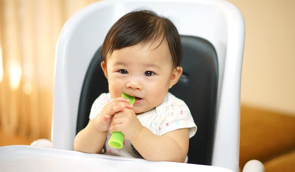 Olababy Silicone Infant Spoons for Baby-Led Weaning (2-Pack)