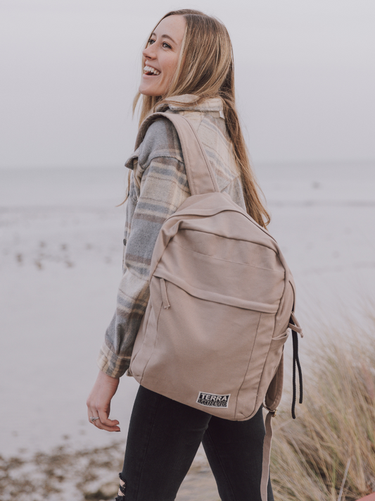 Terra Thread Earth Sustainable GOTS Organic Cotton Backpack