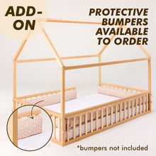 Load image into Gallery viewer, Goodevas Eco-Friendly Wooden Montessori Toddler House Floor Bed | Twin
