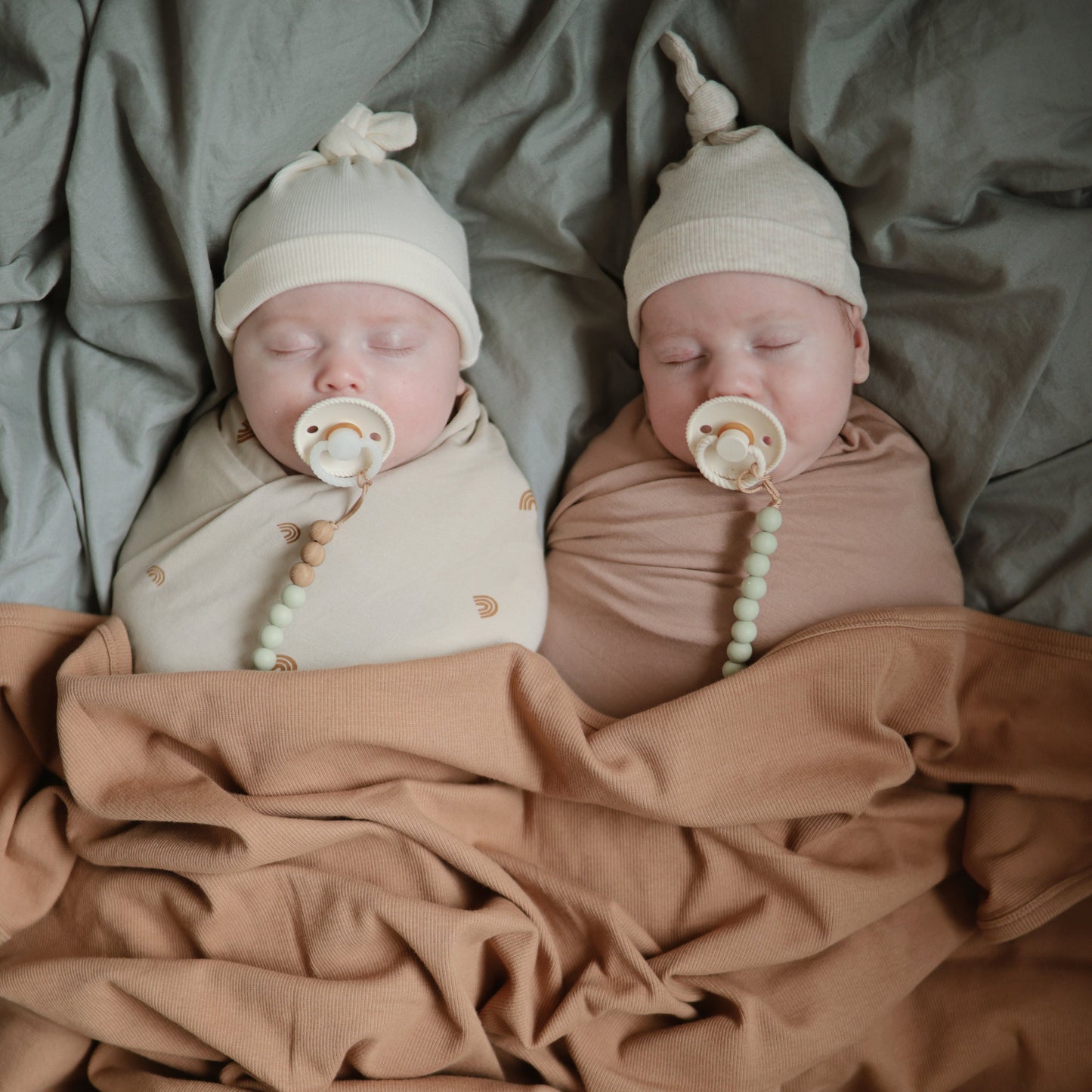 Mushie Sustainable Modal Stretchy Baby Swaddle