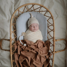 Load image into Gallery viewer, Mushie Organic Cotton Ribbed Baby Blanket
