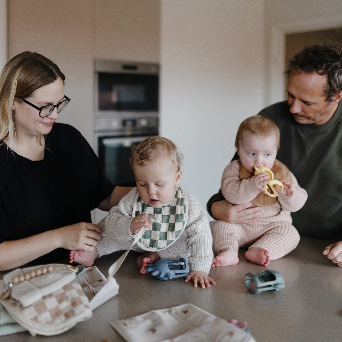 Mushie Organic Cotton Baby Chunky Knit Sweater