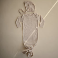 Load image into Gallery viewer, Mushie Organic Cotton Ribbed Baby Bonnet
