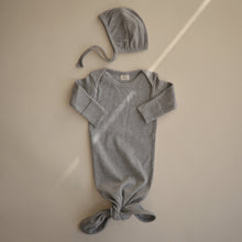 Load image into Gallery viewer, Mushie Organic Cotton Ribbed Baby Bonnet
