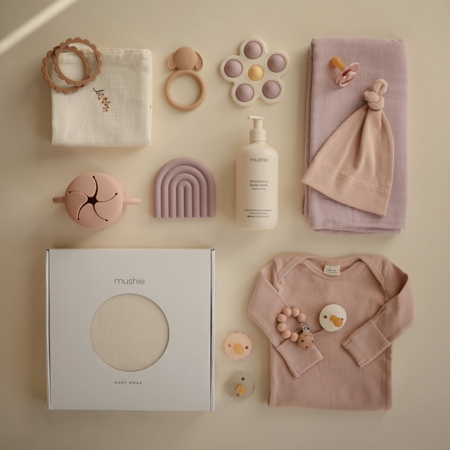 Mushie Organic Cotton Baby Wrap