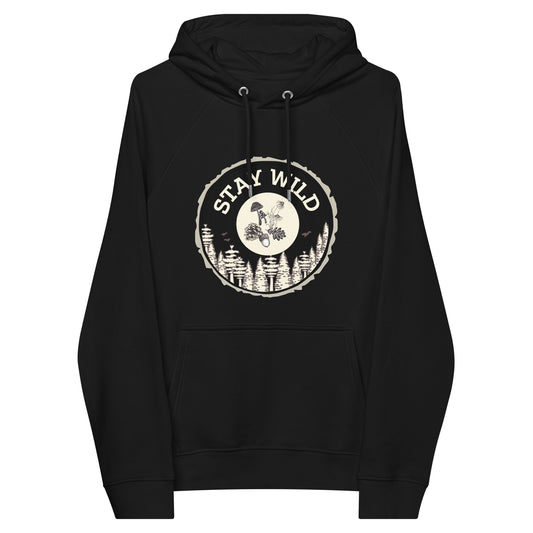 Unisex Adult Organic Cotton Hooded Sweatshirt | Stay Wild
