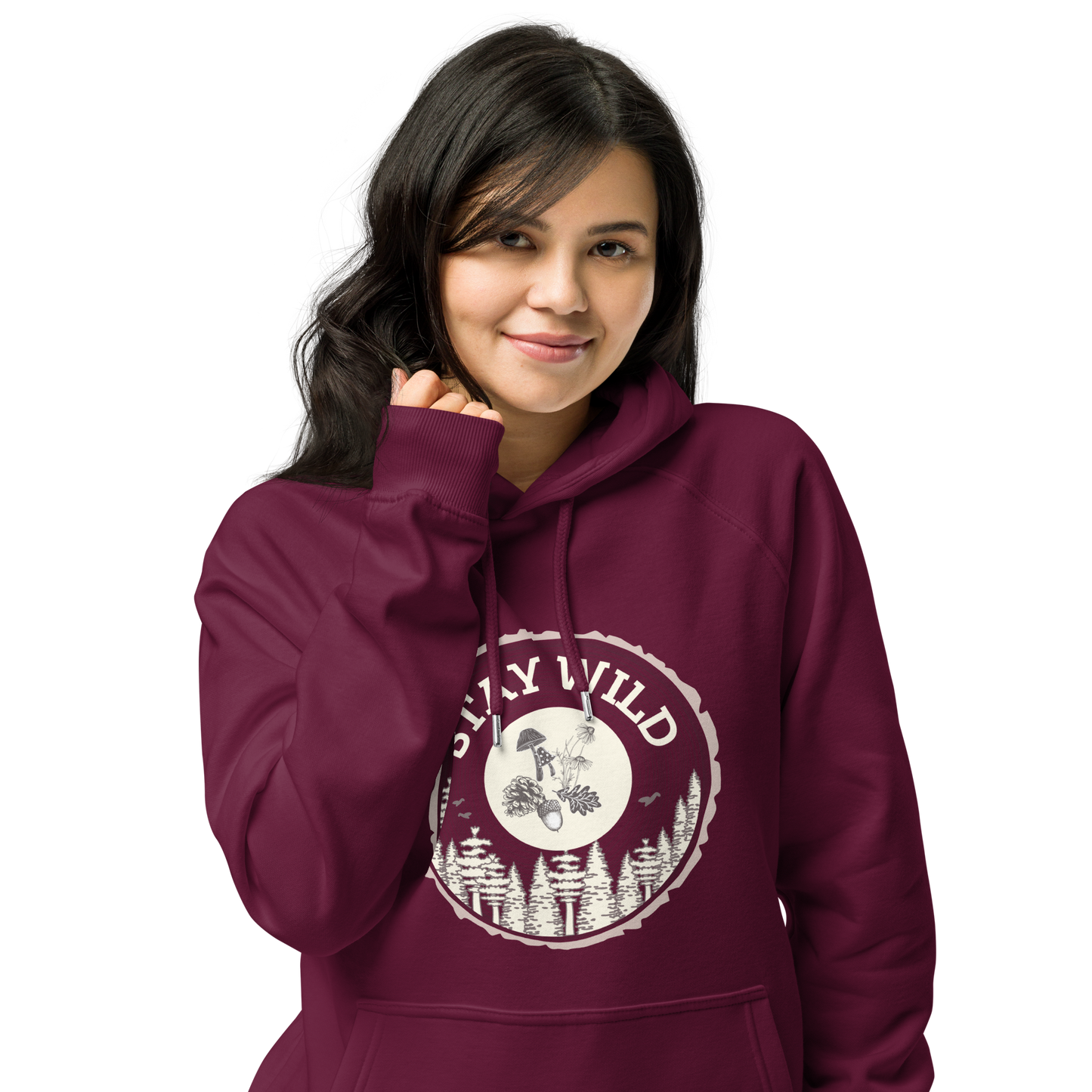 Unisex Adult Organic Cotton Hooded Sweatshirt | Stay Wild