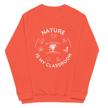 Load image into Gallery viewer, Unisex Organic Raglan Nature is My Classroom Sweatshirt
