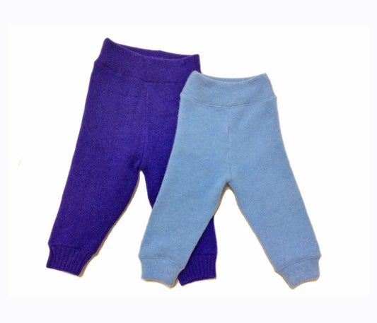 Babee Greens 100% Merino Wool Baby Toddler Pants (Longies) - One Pair