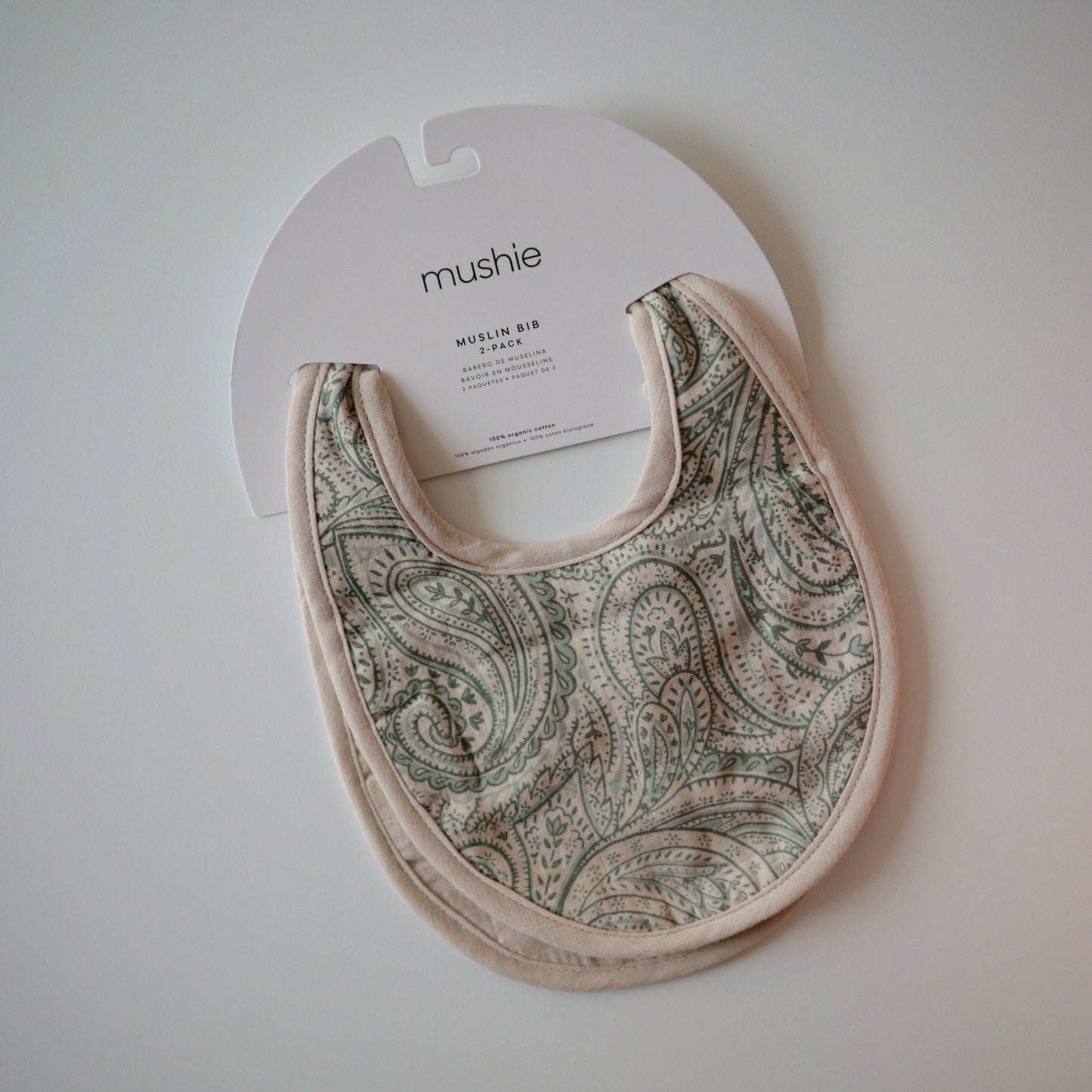 Mushie Organic Cotton Muslin Bib