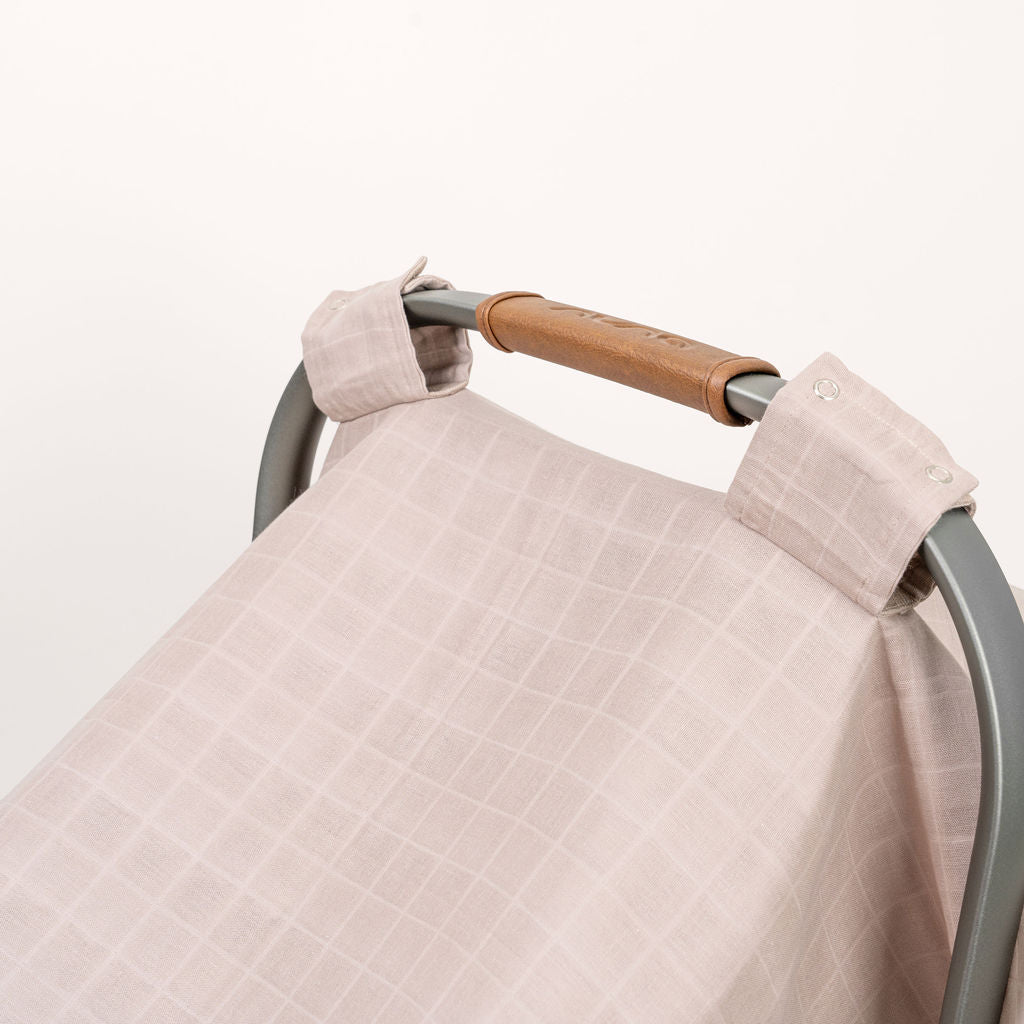 Organic Muslin Cotton Car Seat Cover