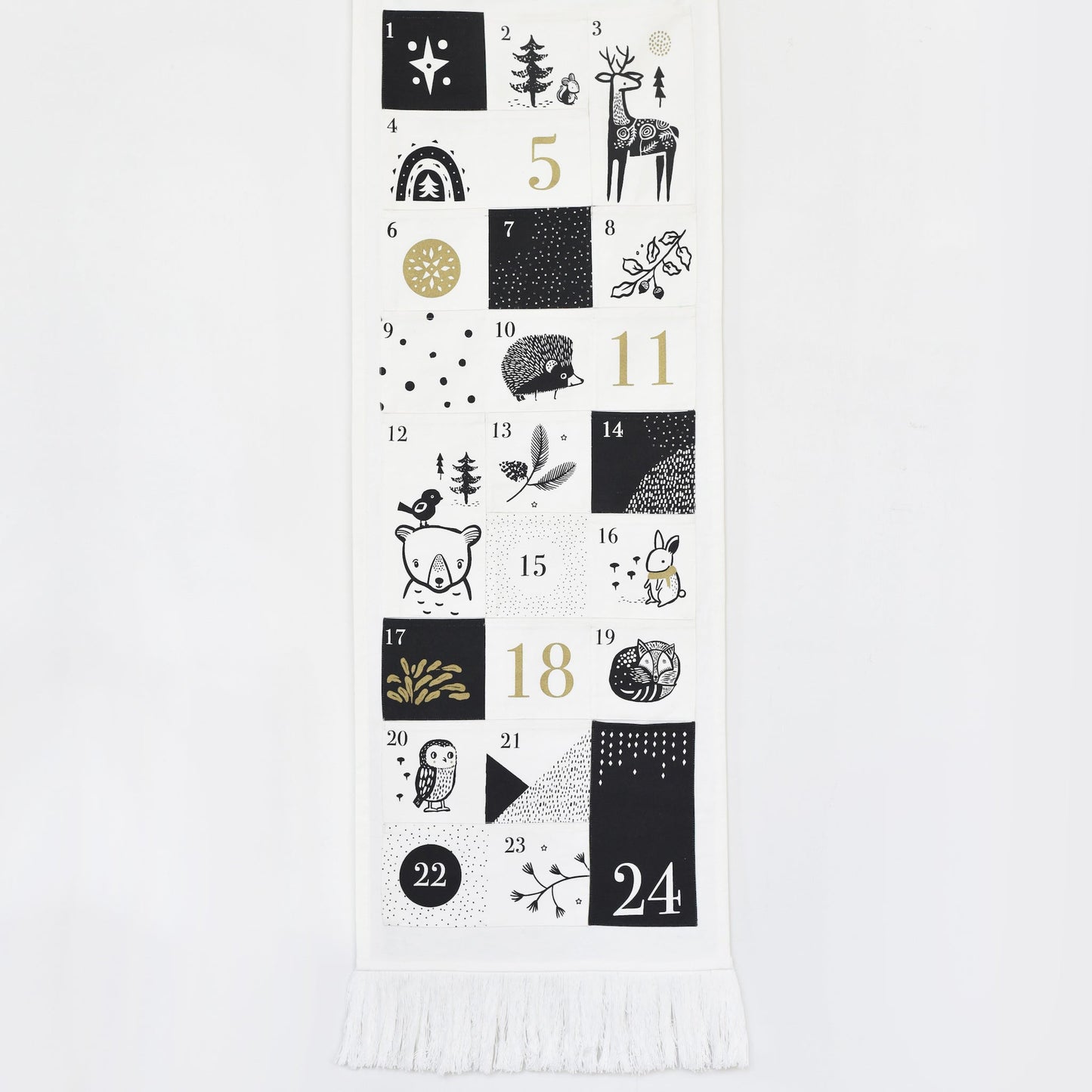 Wee Gallery Organic Cotton Eco-Friendly Advent Calendar | Festive Friends