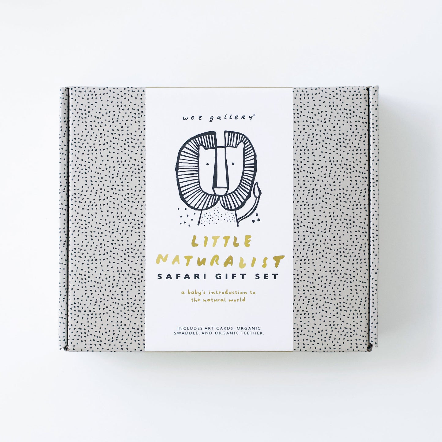 Wee Gallery Organic Eco-Friendly Newborn Baby Gift Set | Safari