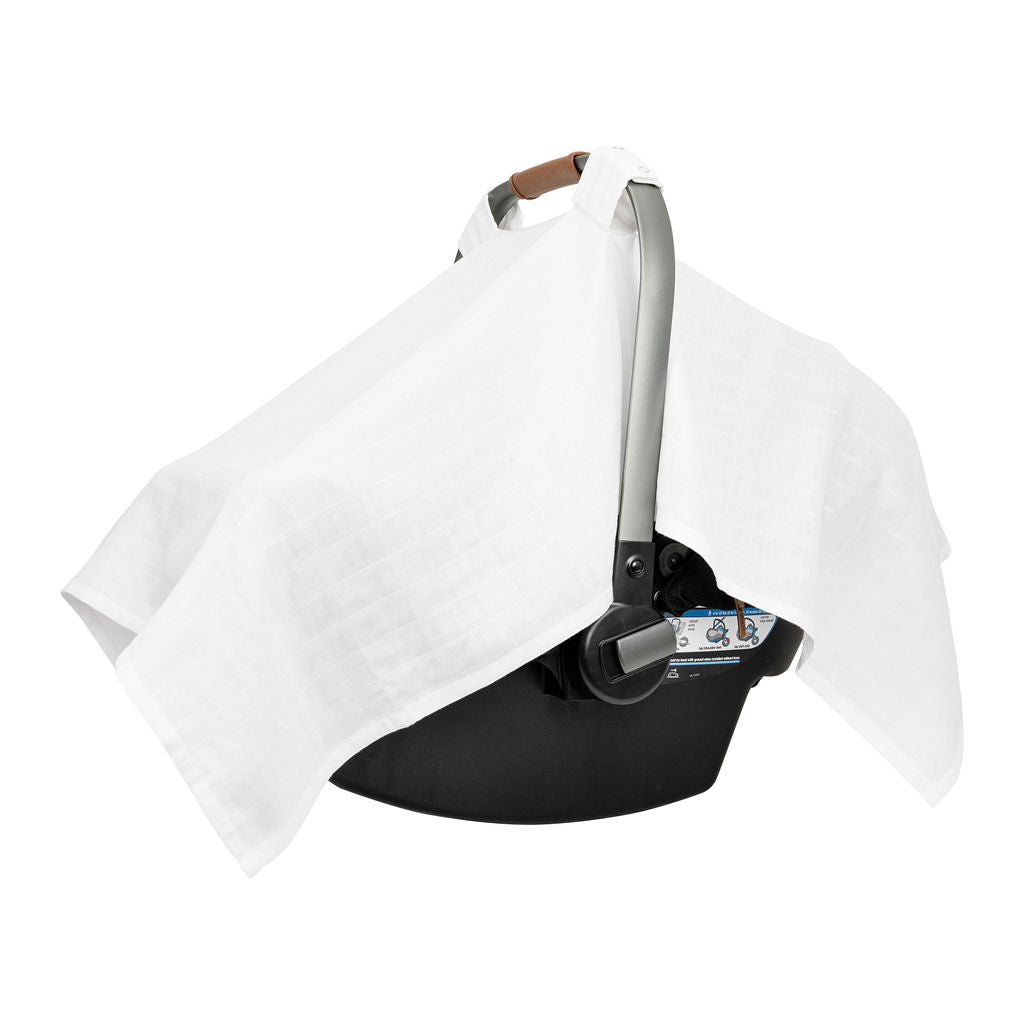 Organic Muslin Cotton Car Seat Cover