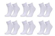 Load image into Gallery viewer, 98% Organic Cotton Luxury Women&#39;s Socks 6-Pack.
