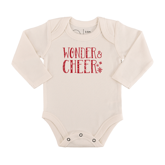 long sleeve graphic bodysuit | wonder and cheer