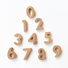 Load image into Gallery viewer, Wee Gallery Montessori Bamboo Numbers for Toddlers and Preschoolers
