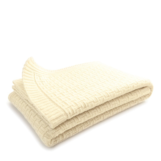 Tittimitti Sonnenstrick 100% GOTS Certified Organic Fine Merino Wool Baby Blanket Made in Germany